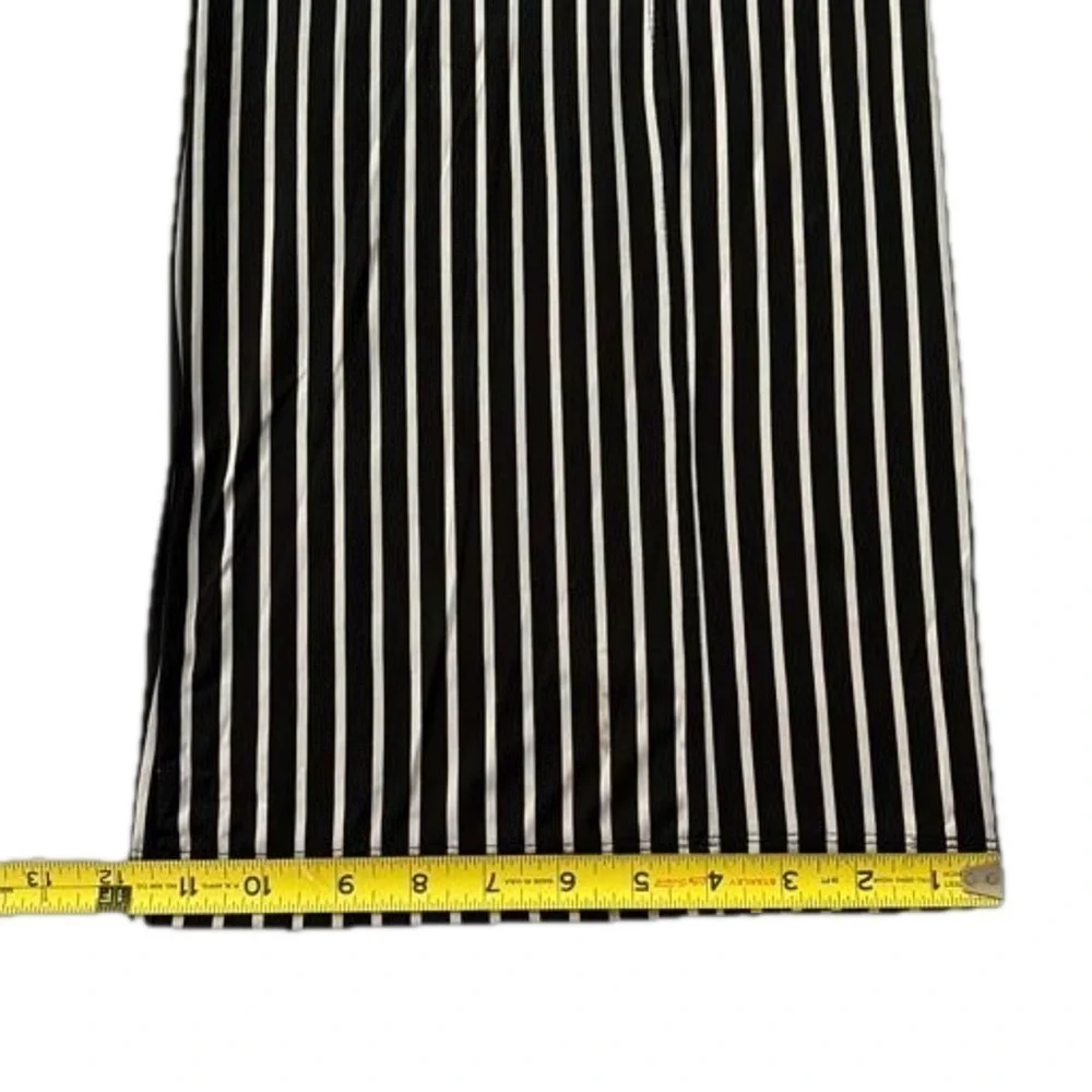 Robert Louis Palazzo Pants, Size PL, Black & White Striped - Picture 8 of 8